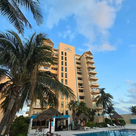 The Luxe Coastal Duplex Beach At Salvia Condominiums Cancun Exterior photo